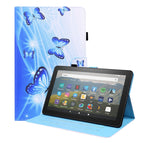 Para Amazon Fire HD 10 2021 / Mariposa azul