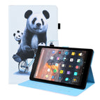 Para Amazon Kindle Fire 7 / Panda ciclista