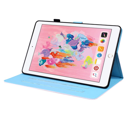 Funda de cuero con tapa horizontal con diseño de animales, soporte, ranuras para tarjetas, marco de fotos y función de suspensión/activación, para iPad Mini 5/4/3/2/1, para iPad Pro de 11 pulgadas 2021/2020 y Air 2020 10.9