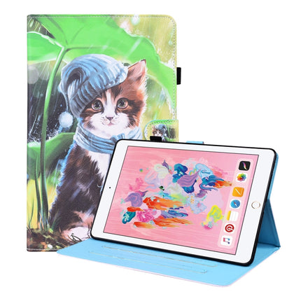 Funda de cuero con tapa horizontal con diseño de animales, soporte, ranuras para tarjetas, marco de fotos y función de suspensión/activación, para iPad Mini 5/4/3/2/1, para iPad Pro de 11 pulgadas 2021/2020 y Air 2020 10.9