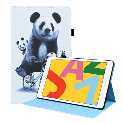 Funda de cuero con tapa horizontal con diseño de animales, soporte, ranuras para tarjetas, marco de fotos y función de suspensión/activación, para iPad Mini 5/4/3/2/1, para iPad Pro de 11 pulgadas 2021/2020 y Air 2020 10.9