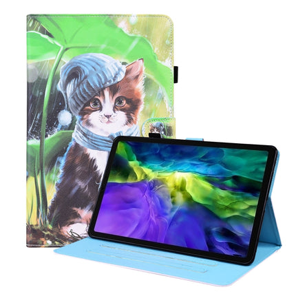 Funda de cuero con tapa horizontal con diseño de animales, soporte, ranuras para tarjetas, marco de fotos y función de suspensión/activación, para iPad Mini 5/4/3/2/1, para iPad Pro de 11 pulgadas 2021/2020 y Air 2020 10.9