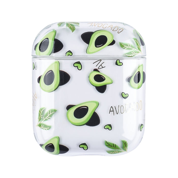 Estuche rígido protector para auriculares de PC con diseño de frutas bronceadas, para AirPods 1/2, para AirPods Pro