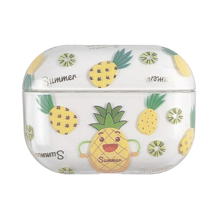 Bronzing Fruit Pattern PC Earphone Hard Protective Case, For AirPods 1 / 2, For AirPods Pro