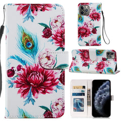 Painted Pattern Horizontal Flip Leather Case with Holder & Card Slots & Photo Frame, For iPhone 8 Plus & 7 Plus, For iPhone 11 Pro Max, For iPhone 11 Pro