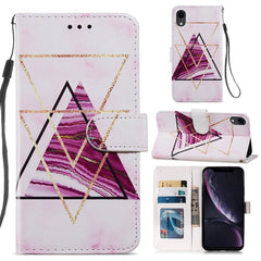 Funda de cuero con tapa horizontal con patrón pintado, soporte, ranuras para tarjetas y marco para fotos, para iPhone 12 Pro Max, para iPhone SE 2022/SE 2020 y 8 y 7, para iPhone XR