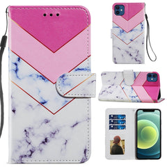 Painted Pattern Horizontal Flip Leather Case with Holder & Card Slots & Photo Frame, For iPhone 12 mini, For iPhone 11