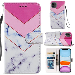 Painted Pattern Horizontal Flip Leather Case with Holder & Card Slots & Photo Frame, For iPhone 12 mini, For iPhone 11