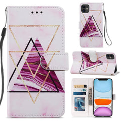 Painted Pattern Horizontal Flip Leather Case with Holder & Card Slots & Photo Frame, For iPhone 12 mini, For iPhone 11