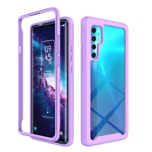 Starry Sky Solid Color Series Shockproof PC + TPU Case, For TCL 20s, For TCL 20 Pro 5G, For Motorola Moto E7 Power