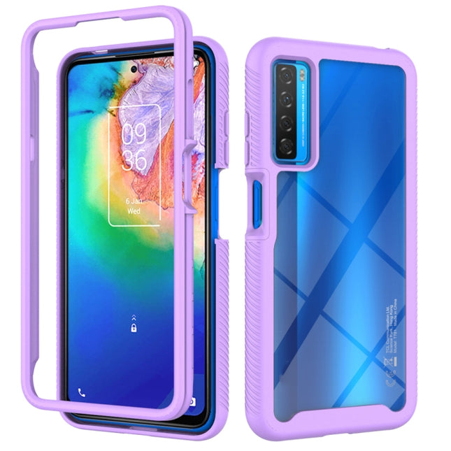 Starry Sky Solid Color Series Shockproof PC + TPU Case, For TCL 20s, For TCL 20 Pro 5G, For Motorola Moto E7 Power