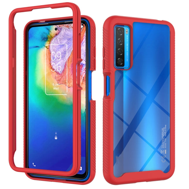 Starry Sky Solid Color Series Shockproof PC + TPU Case, For TCL 20s, For TCL 20 Pro 5G, For Motorola Moto E7 Power