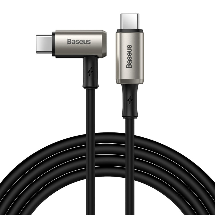 Baseus CATPN-01 100W 5A PD3.1 Gen2 USB-C / Type-C to USB-C / Type-C HD Same Screen Coaxial Hammer Cable, Cable Length: 1.5m