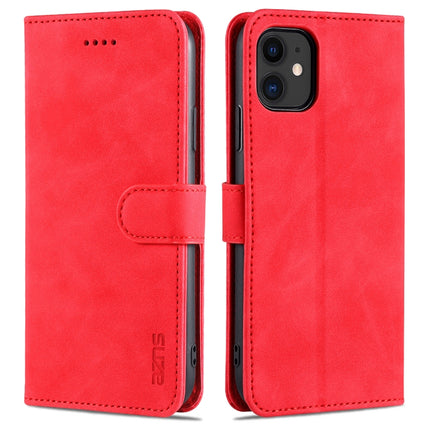 AZNS Skin Feel Calf Texture Horizontal Flip Leather Case with Card Slots & Holder & Wallet, For iPhone 11 Pro, For iPhone 11, For iPhone 11 Pro Max, For iPhone XS / X