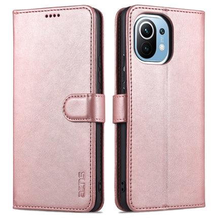 AZNS Skin Feel Calf Texture Horizontal Flip Leather Case with Card Slots & Holder & Wallet, For Xiaomi Mi 11, For vivo Y73s / S7e, For OPPO A15 / A35 4G