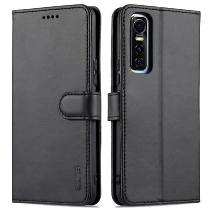 AZNS Skin Feel Calf Texture Horizontal Flip Leather Case with Card Slots & Holder & Wallet, For Xiaomi Mi 11, For vivo Y73s / S7e, For OPPO A15 / A35 4G