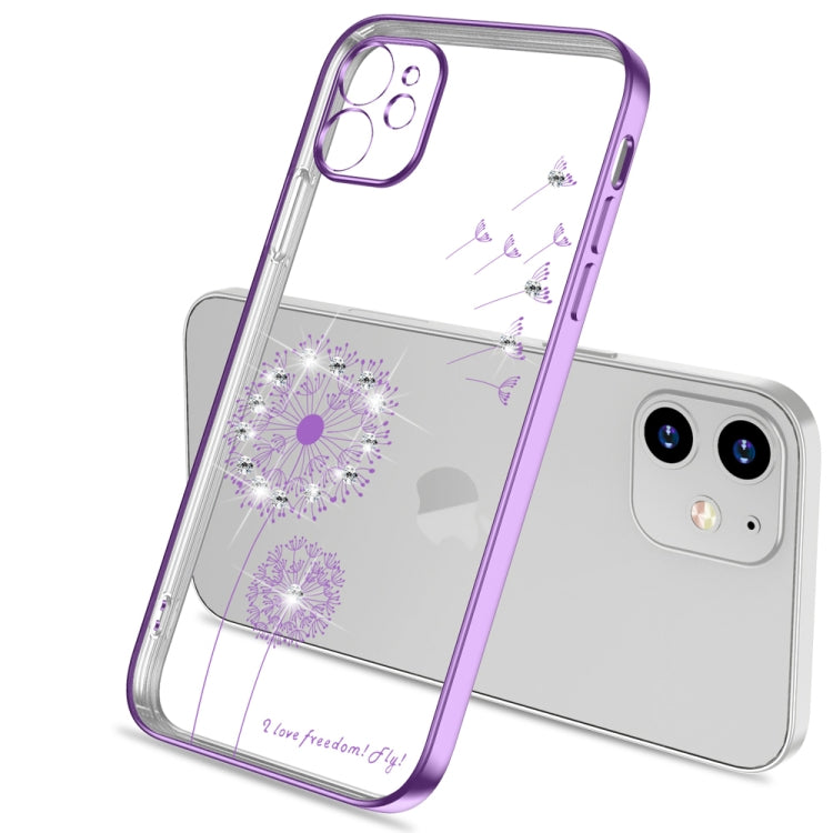 Ultra-thin Electroplating Dandelion Pattern Protective Case, For iPhone 11, For iPhone 11 Pro, For iPhone 11 Pro Max
