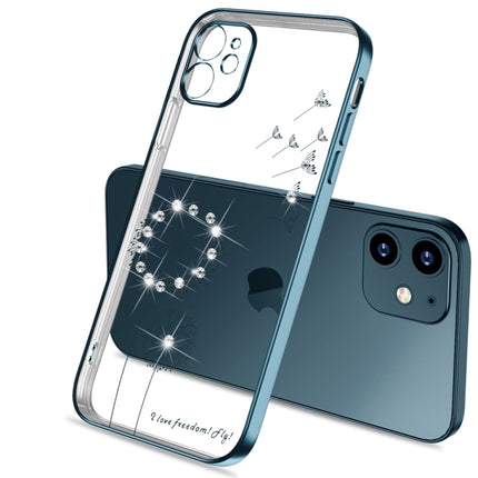 Ultradünne Schutzhülle mit galvanisiertem Löwenzahnmuster, für iPhone 12 Pro, für iPhone 12, für iPhone 12 Mini