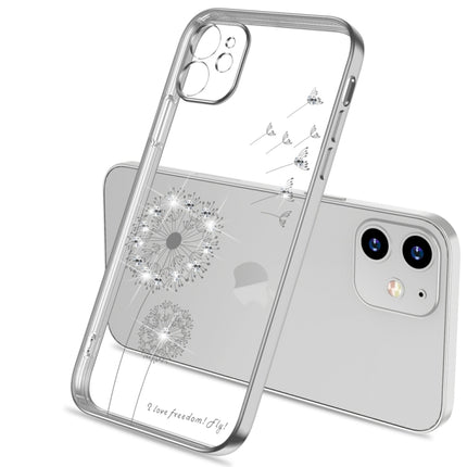 Ultradünne Schutzhülle mit galvanisiertem Löwenzahnmuster, für iPhone 12 Pro, für iPhone 12, für iPhone 12 Mini