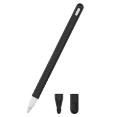 3 in 1 Pure Color Silicone Stylus Pen Protective Case Set for Apple Pencil 2