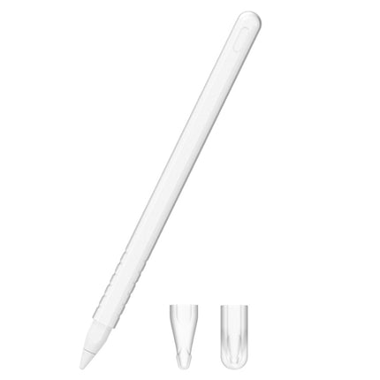3-in-1-Schutzhüllenset aus Silikon in reiner Farbe für Apple Pencil 2