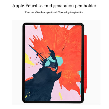 3-in-1-Schutzhüllenset aus Silikon in reiner Farbe für Apple Pencil 2