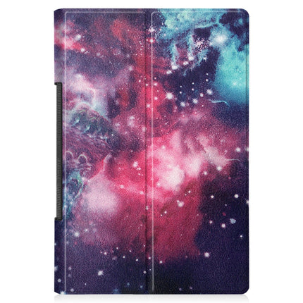 Custer Texture Coloured Drawing Pattern Horizontal Flip PU Leather Case with Holder, For Lenovo Yoga Pad Pro 13 inch YF K606F