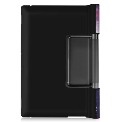 Custer Texture Coloured Drawing Pattern Horizontal Flip PU Leather Case with Holder, For Lenovo Yoga Pad Pro 13 inch YF K606F