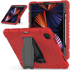 For iPad Pro 12.9 2022 / 2021 / Red+Black
