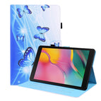 For Samsung Galaxy Tab A 8.0 2019 SM-T290 / SM-T295 / Blue Butterfly