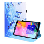 For Samsung Galaxy Tab A 10.1 2019 SM-T515 / SM-T510 / Blue Butterfly