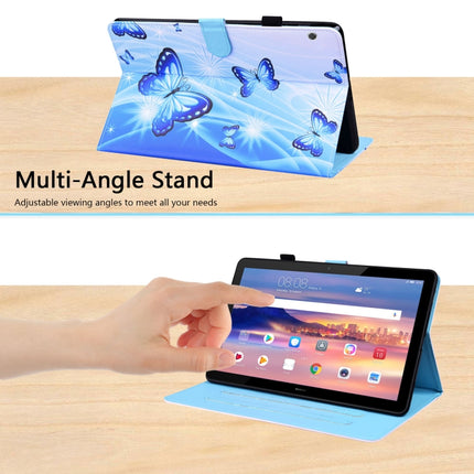 Animal Pattern Horizontal Flip Leather Case with Holder & Card Slots & Photo Frame, For Huawei MediaPad T5 10.1 inch, For Huawei MatePad T 10 / T 10s / Honor Enjoy 2 10.1