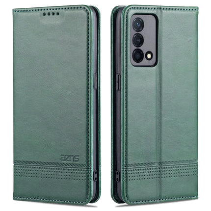 AZNS Magnetic Calf Texture Horizontal Flip Leather Case with Card Slots & Holder & Wallet, For OPPO K9 5G, For OPPO Reno6 / Reno6 Pro