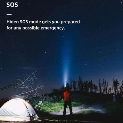 WUBEN L50 Outdoor Portable LED Strong Light USB Rechargeable Aluminum Flashlight, L50