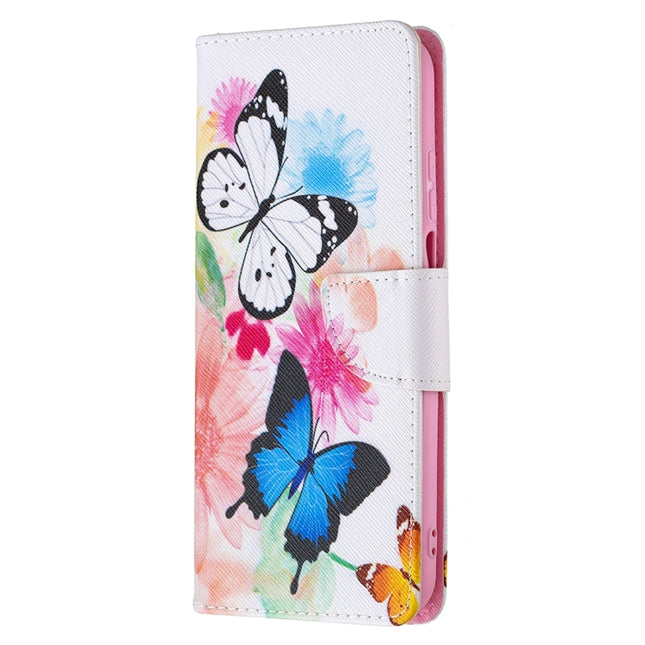 Colored Drawing Pattern Horizontal Flip Leather Case with Holder & Card Slots & Wallet, For Nokia X10 / X20