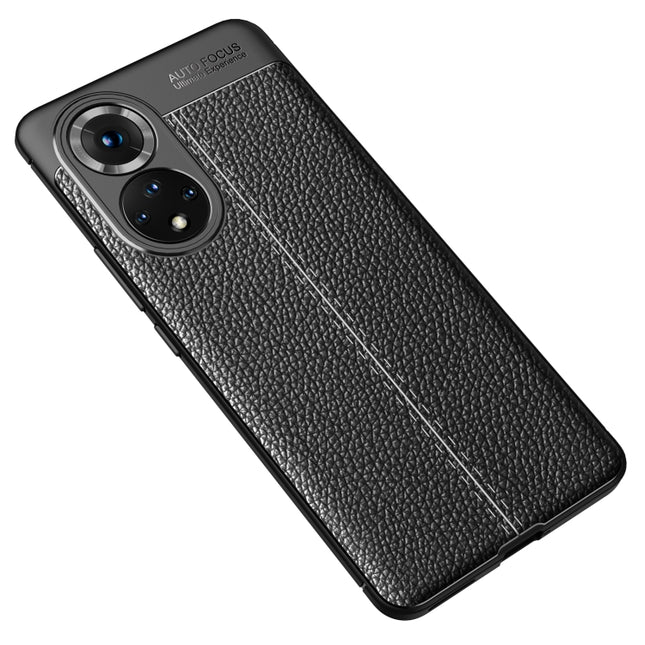 Litchi Texture TPU Shockproof Case, For Honor 50 Pro, For Honor 50 SE, For Honor 50