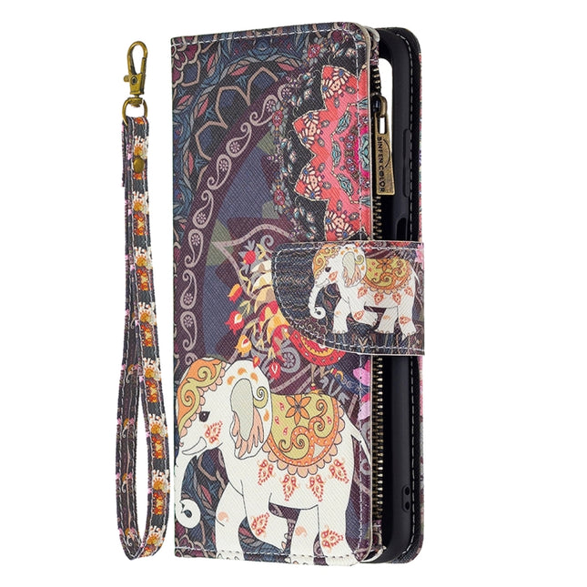 Colored Drawing Pattern Zipper Horizontal Flip Leather Case with Holder & Card Slots & Wallet, For Samsung Galaxy A03s 164mm, For Xiaomi Mi 11 Lite, For Xiaomi Poco M3 Pro / Redmi Note 10 5G, For Samsung Galaxy A03s