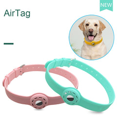 Pet Collar Anti-scratch Shockproof Silicone Protective Cover Case, For AirTag