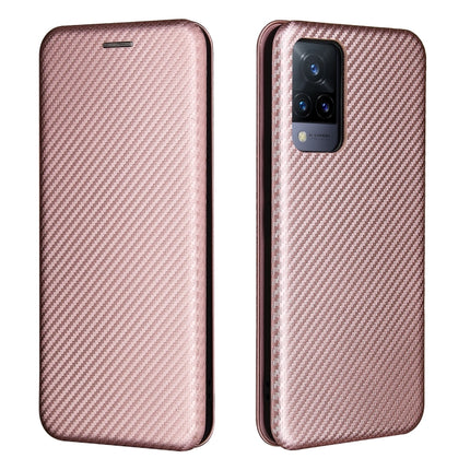 Carbon Fiber Texture Magnetic Horizontal Flip TPU + PC + PU Leather Case with Card Slot, For vivo V21, For Cubot Note 20, For Motorola Moto G60 / G40 Fusion, For Nokia 1.4