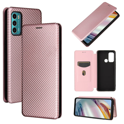 Carbon Fiber Texture Magnetic Horizontal Flip TPU + PC + PU Leather Case with Card Slot, For vivo V21, For Cubot Note 20, For Motorola Moto G60 / G40 Fusion, For Nokia 1.4