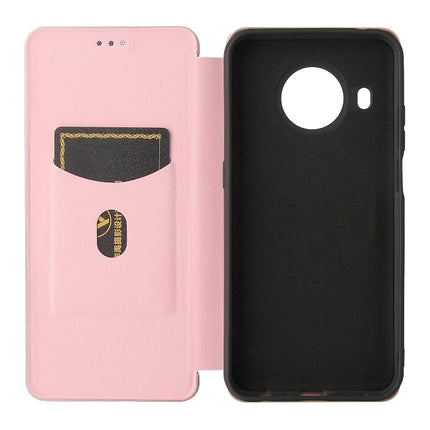 Carbon Fiber Texture Magnetic Horizontal Flip TPU + PC + PU Leather Case with Card Slot, For Nokia X10, For Nokia X20, For Sony Xperia Ace II, For Xiaomi Redmi Note 10 5G