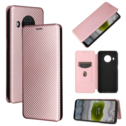 Carbon Fiber Texture Magnetic Horizontal Flip TPU + PC + PU Leather Case with Card Slot, For Nokia X10, For Nokia X20, For Sony Xperia Ace II, For Xiaomi Redmi Note 10 5G