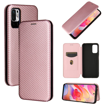 Carbon Fiber Texture Magnetic Horizontal Flip TPU + PC + PU Leather Case with Card Slot, For Nokia X10, For Nokia X20, For Sony Xperia Ace II, For Xiaomi Redmi Note 10 5G