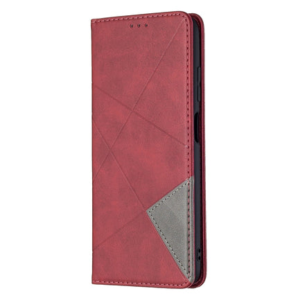Rhombus Texture Horizontal Flip Magnetic Leather Case with Holder & Card Slots, For Samsung Galaxy A03s, For Xiaomi Mi 11 Lite, For Xiaomi Poco M3 Pro / Redmi Note 10 5G, For Samsung Galaxy A03s 164mm
