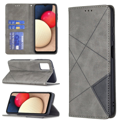 Rhombus Texture Horizontal Flip Magnetic Leather Case with Holder & Card Slots, For Samsung Galaxy A03s, For Xiaomi Mi 11 Lite, For Xiaomi Poco M3 Pro / Redmi Note 10 5G, For Samsung Galaxy A03s 164mm