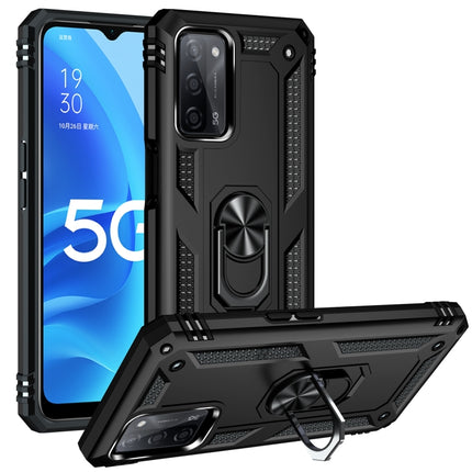 Shockproof TPU + PC Protective Case with 360 Degree Rotating Holder, For OPPO A55 5G, For OPPO A54 4G, For OPPO A74 4G / F19