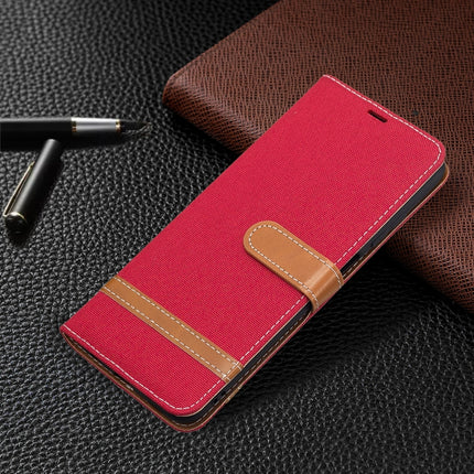 Color Matching Denim Texture Horizontal Flip Leather Case with Holder & Card Slots & Wallet & Lanyard, For Samsung Galaxy A03s 164mm