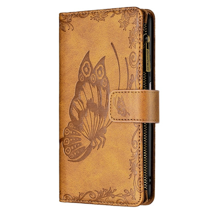 Flying Butterfly Embossing Pattern Zipper Horizontal Flip Leather Case with Holder & Card Slots & Wallet, For Samsung Galaxy A03s 164mm, For Xiaomi Mi 11 Lite, For Xiaomi Poco M3 Pro / Redmi Note 10 5G