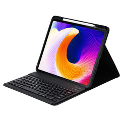 HK132 Detachable Plastic Bluetooth Keyboard Protective Case with Holder & Pen Slot For iPad Pro 12.9 inch 2021 / 2020 / 2018