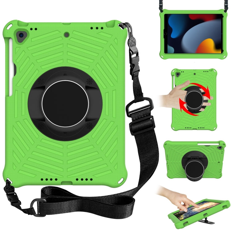 Spider King EVA Protective Case with Adjustable Shoulder Strap & Holder & Pen Slot, For iPad 9.7 2018 & 2017 / Pro 9.7 / Air 2 / Air, For iPad 10.2 2021 / 2020 / 2019, For iPad Pro 10.5 inch 2017 / Air 3 10.5 inch���������������������������������������...